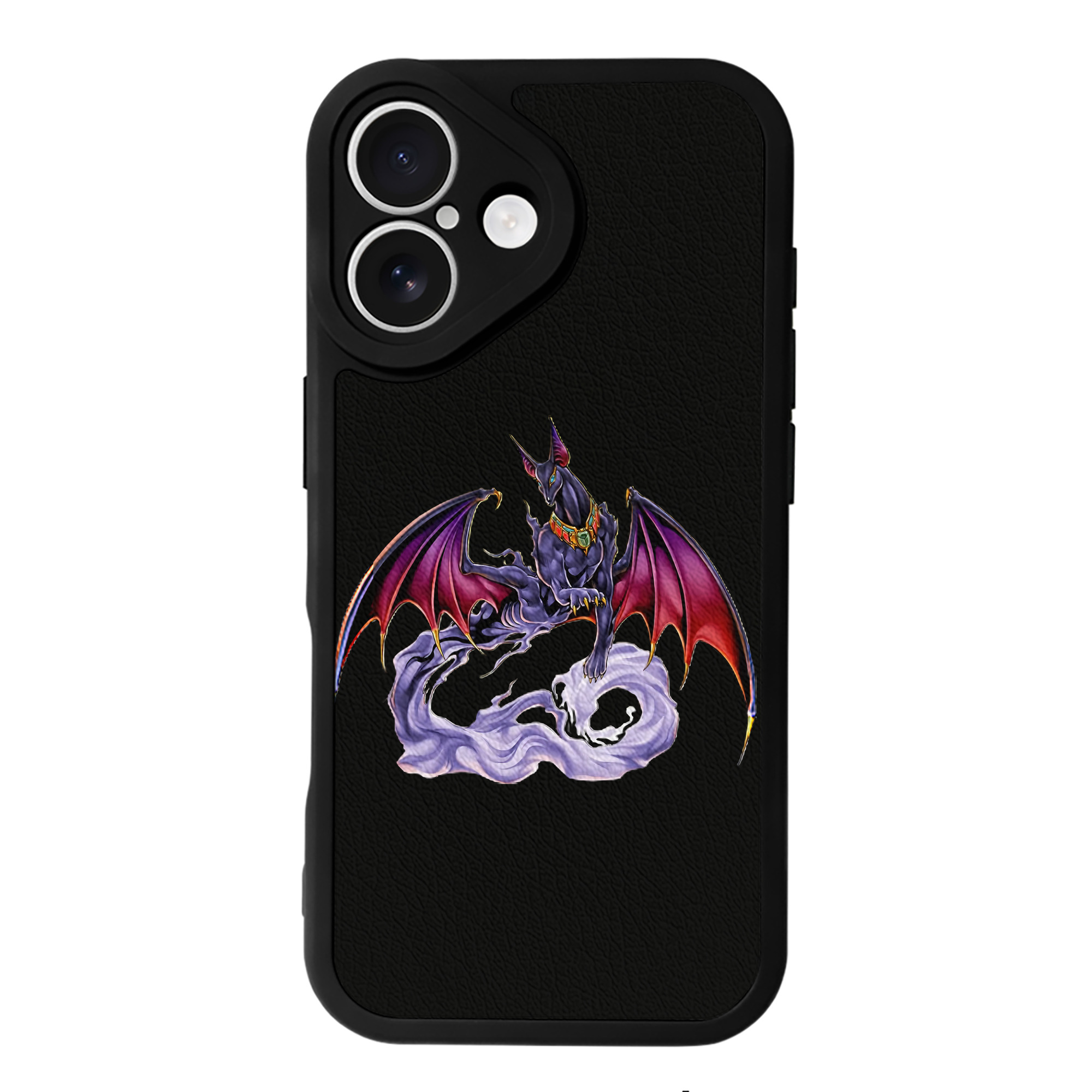 （画像用） 遊☆戯☆王 Yu-Gi-Oh! 【iPhone 16シリーズ対応】シリコンスマホケース（レザー調） 材質：シリコン
